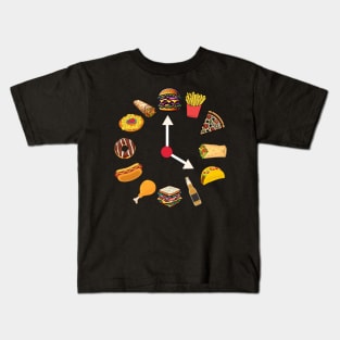 Foodie Clock Kids T-Shirt